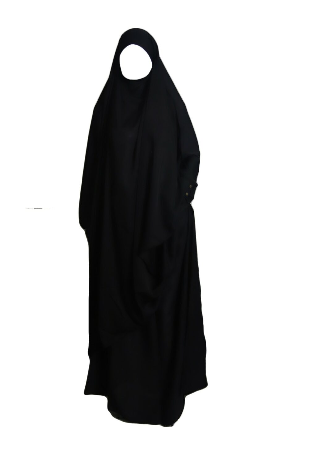 black two piece jilbab